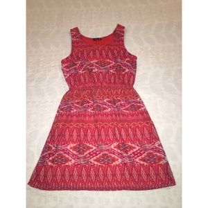 NEW Tribal print red dress
